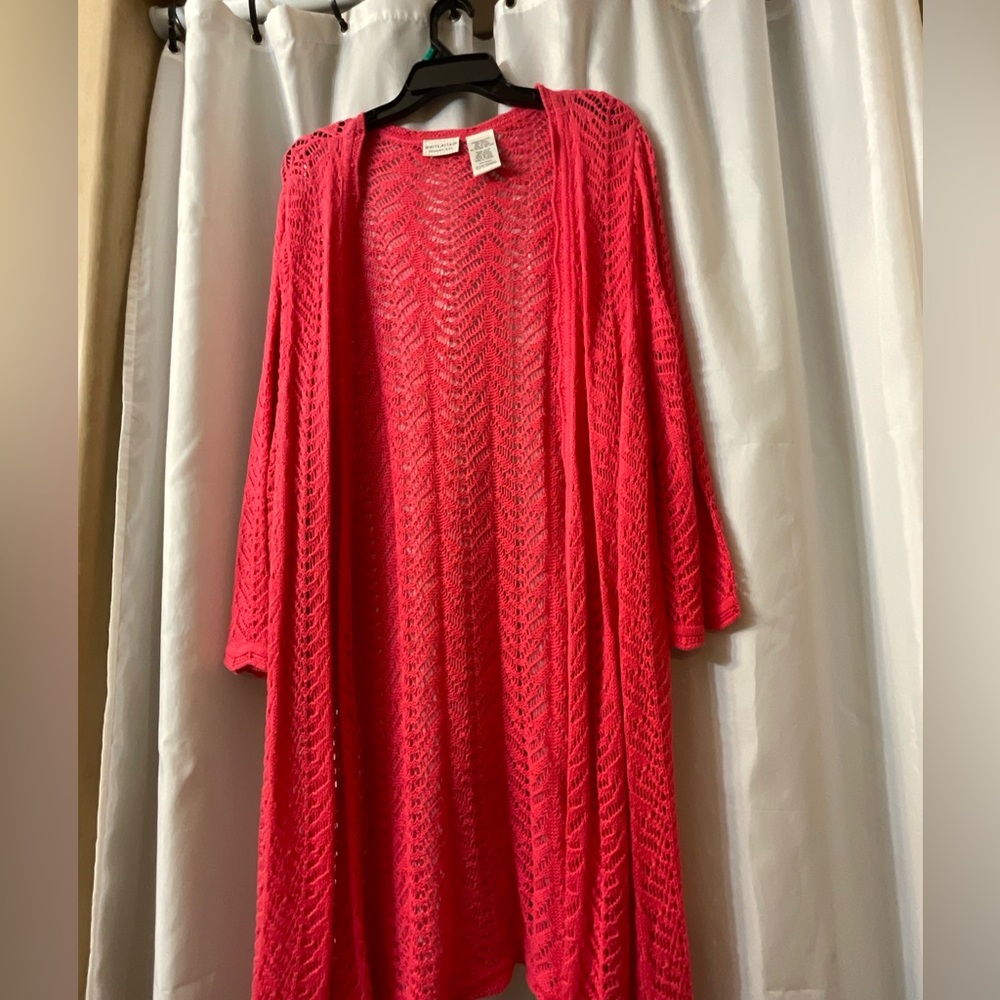 White Stag Women's Coral Open-Knit Cardigan